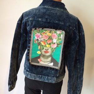 Frida jacket flowers
